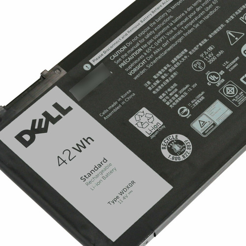 Bateria Wdx0r Dell Inspiron 13 5378 5368 5379 Latitude 3480 