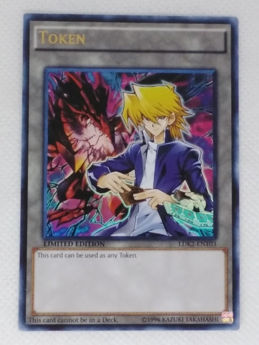 Token Ficha Joey Wheeler Original Dragon Ojos Rojos Yugioh 