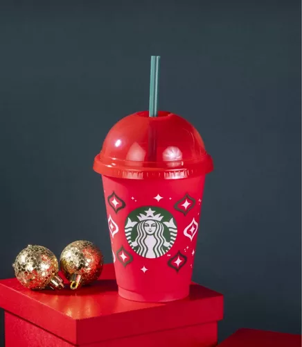 Vaso Starbucks Red Cup Reutilizable Navidad Bebidas Frías