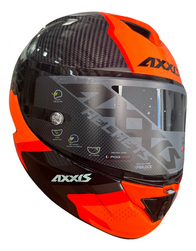 Casco Integral Axxis Cobra Carbon Prelude
