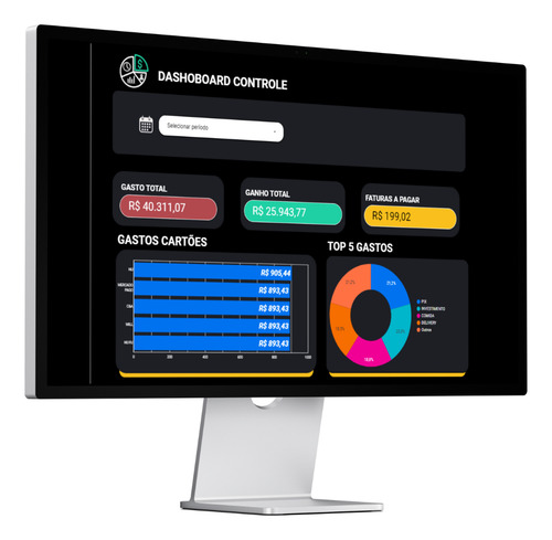 Planilha Controle De Gastos Pessoal C/ Dashboard Financeiro