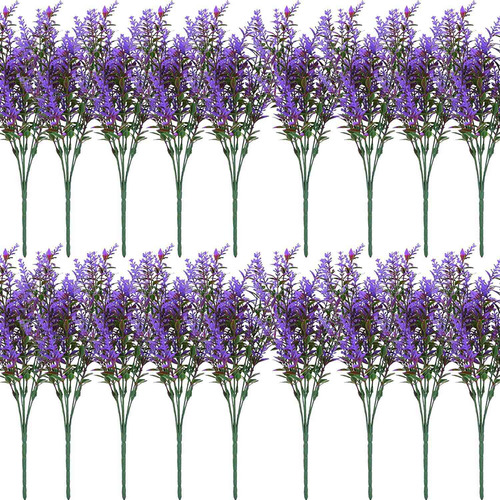 18 Ramos De Lavanda Artificial De Plantas Falsas, Utilizados