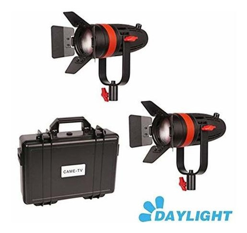 Imagen 1 de 7 de Came-tv Boltzen 2-pack F-55w Cob Fresnel Enfocable Luz De Vi