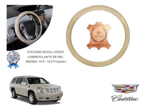 Funda Cubrevolante Beige Piel Cadillac Escalade 2012