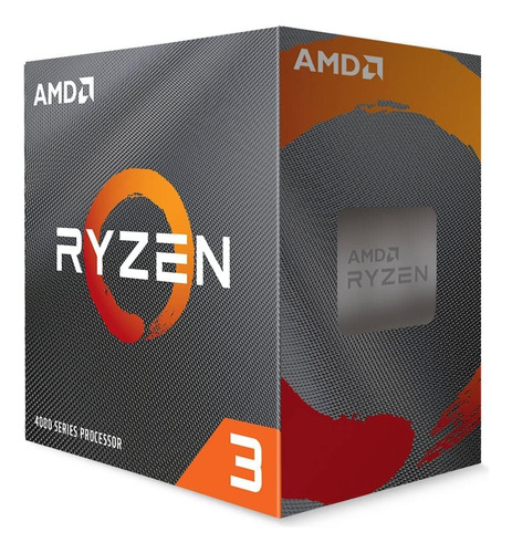 Procesador Amd Ryzen 3 4100 Am4 Con Cooler Wraith Sin Video