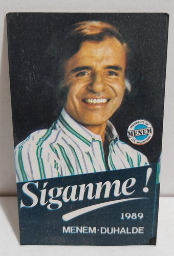 Almanaque De Bolsillo Menem 1989. (Usado)