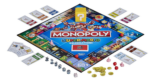 Juego De Mesa Monopoly Super Mario Celebration Edition Para