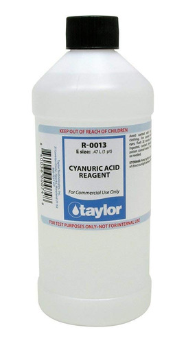 Taylor Technologies Inc Acido Cianurico R-0013-e De 16 Onzas