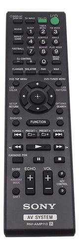 Control Remoto Origi Audio Sony Rm-amp113 /leer Decripcion