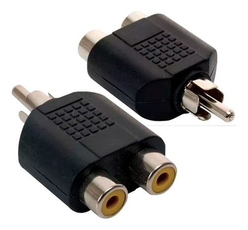 Splitter Rca Divisor Rca Macho A 2 Hembras Calidad Gtia