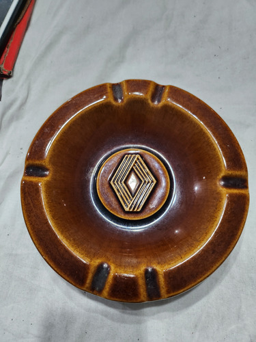 Cenicero Mesa Antiguo Ceramica Renault