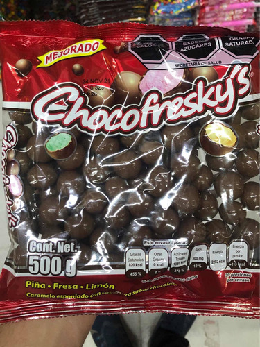 Chocofreskys 4 Kg Chocolate Piña Fresa Limón