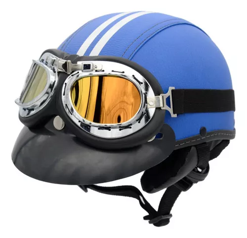 Capacete Moto Aberto Custom Pro Tork Coquinho Vintage Retro