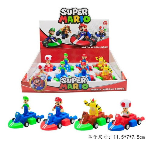 Carrito Super Mario Kart Racing Cars  Competitivo Luigi 