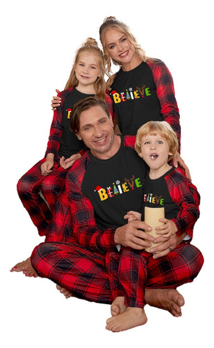 Pijamas De Navidad Familia Ropa Para Padres E Hijos Casa C