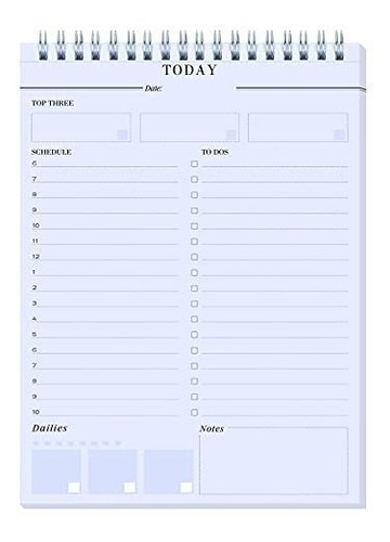 Planificador Diario - Para Hacer Notepad, Organizador Lhzw1