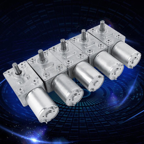 Imagen 9 de 12 de 2x 12v Motor De Cc De Reducción De Engranaje Helicoidal De