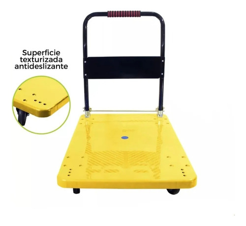 Carretilla De Plataforma Plegable 300kg