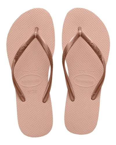 Ojotas De Mujer Havaianas Slim Rosa Ballet Originales