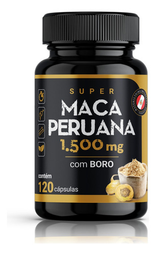 Suplemento Em Cápsula Dailylife  Premium Super Maca Peruana Com Boro Em Pote De 60ml 120 Un