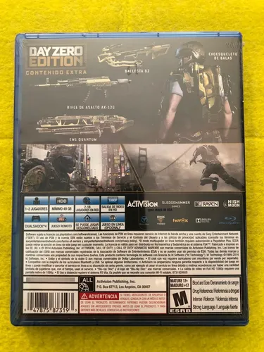 Call Of Duty Advanced Warfare Edicion Day Zero Ps4 Sellado