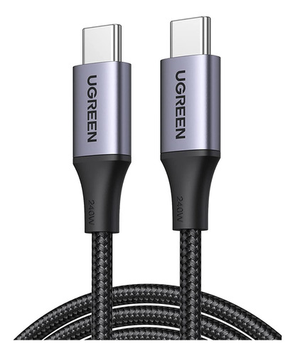 Cabo Usb C Ugreen Sincronização Dados 480mbs 240w 2 Metros