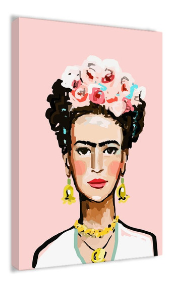 Cuadro Canvas Frida Kahlo Dibujo Recamara, Sala 90x60 | Meses sin intereses