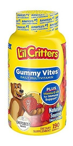 L'il Critters Gummy Vites Daily Kids Gummy Multivitamina :