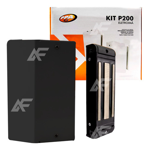 Kit Completo Fechadura Eletromagnética P200 Portas 200kg Ppa