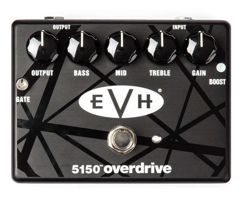 Pedal de efeito Dunlop Overdrive para guitarra EVH5150