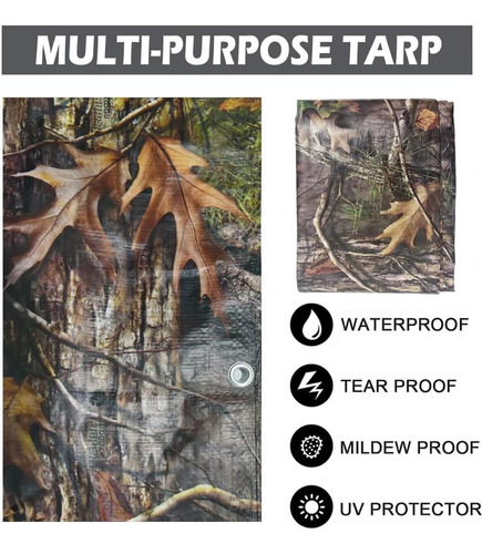 Lona Impermeable Resistente De Poliéster Multiusos