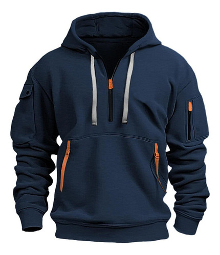 Sudadera De Hombre Con MĂșltiples Bolsillos Hombre