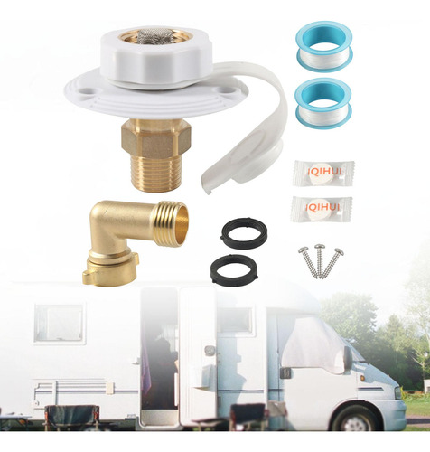 Kit De Entrada De Agua Para Rv City Con Válvula De