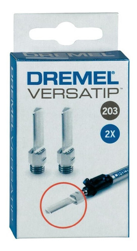 Puntas P/ Pirograbado Dremel Versatip 203 - Set X 2 - Fdn