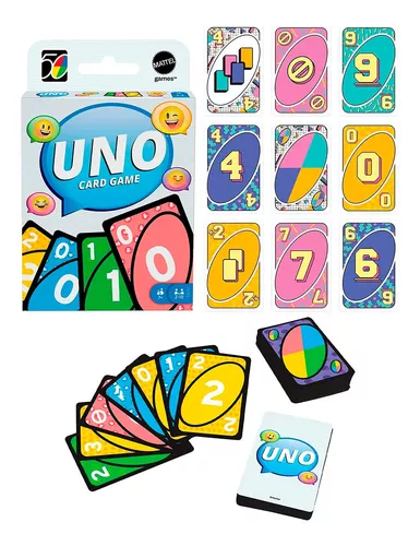 Jogo De Cartas Uno Iconico Decadas - Hbc63 - Mattel –