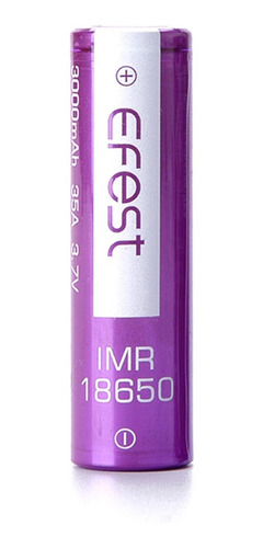 Bateria Imr 18650 Efest 3.7v 3000mah 35a Alta Desc Original