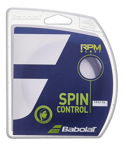 Imagen 1 de 2 de Cuerda Babolat Rpm Blast 1.30 - Negra