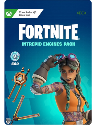 Fortnite Intrepid Engines + 600 Vbucks Xbox Digital Codigo