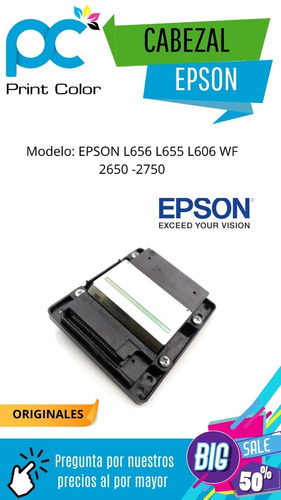 Cabezal  Epson L656 L655 L606 Wf 2650 -2750