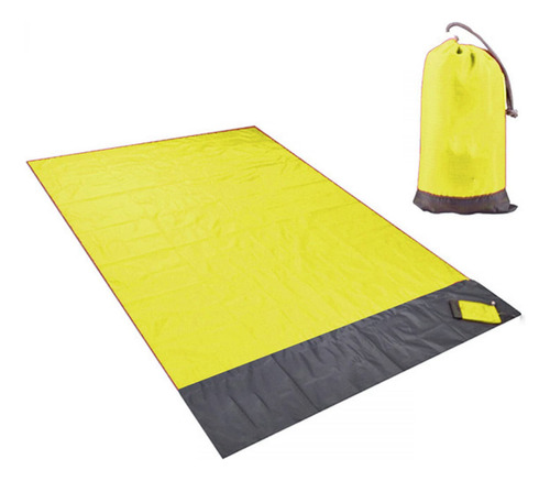 Estera Para Acampar Al Aire Libre, Manta De Playa De Bolsillo Impermeable Plegable, Colchoneta Portátil Ligera, Estera Para Picnic, Estera De Playa De Arena