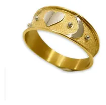 Comprar Anillos De Oro 18k Mujer - Anillos Oro  Corazon Luna 1.5 Gr