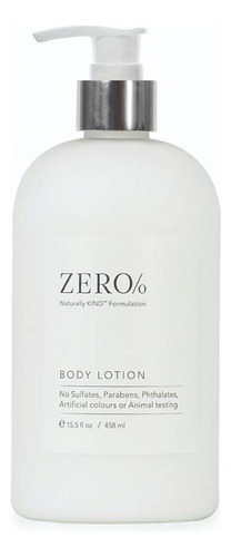 Zero% Locion Corporal Unisex - 15.5oz - Ligera Y Fresca, Nut