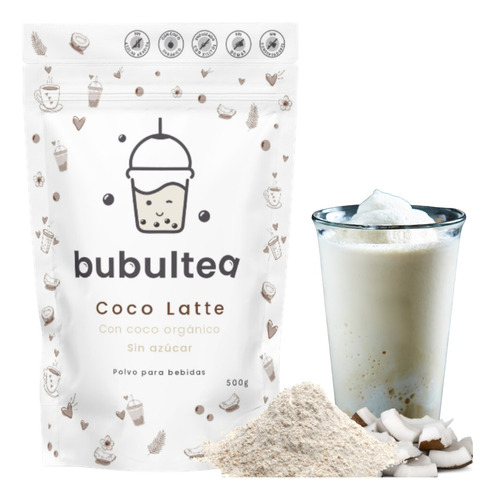 Coco Latte Orgánico Sin Azúcar 500g Bubultea