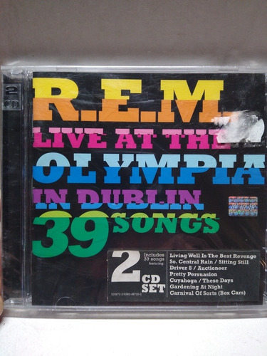R.e.m Live At The Olympia In Dublin 39 Songs Cdx2 Nuevo