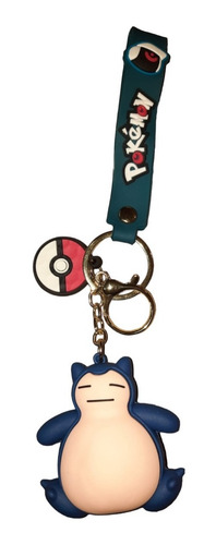 Llavero Importado Goma Snorlax #143 - Pokemon - Regalo