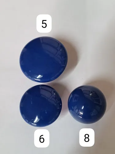 Tiradores De Cerámica Azul