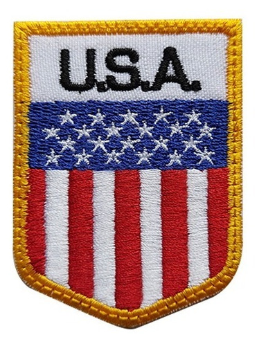 Escudo Bandera Estados Unidos Bandera Usa En Silueta