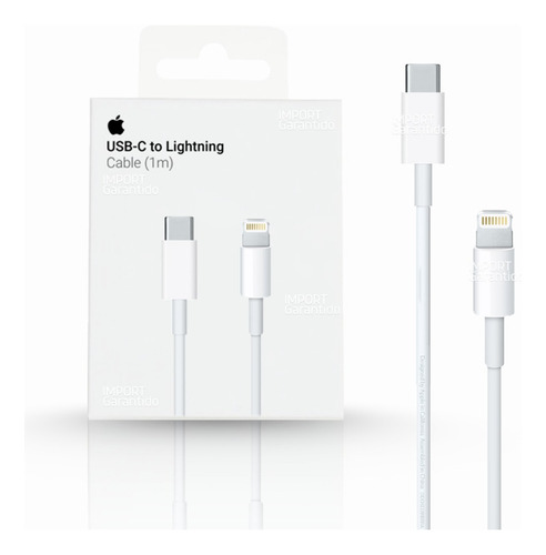 Cable iPhone Tipo C Lightning 1m Apple 100% Original Sellado