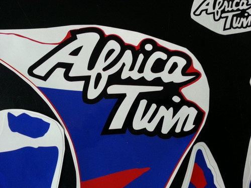 Calcos Honda Xrv 750 Africa Twin '94 Moto Blanca-roja-azul