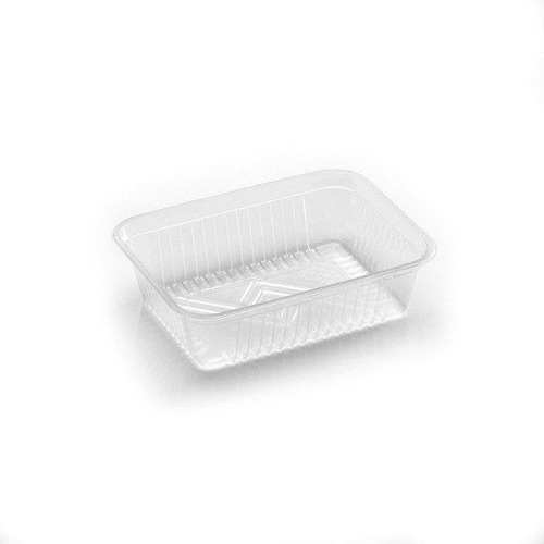 Bandeja 103 De Plastico Pp Apta Microondas X 50un. Bandex Color Gris